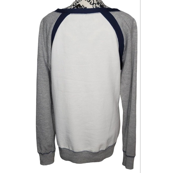 Majestic Fan Fashion New England Patriots Glitter Spellout Sweatshirt XL - Picture 3 of 6